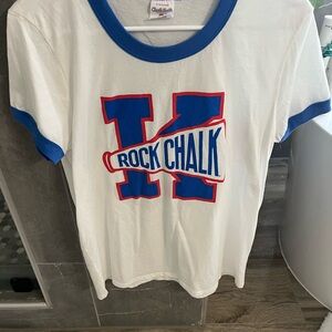 Kansas Jayhawks Rock Chalk T-shirt